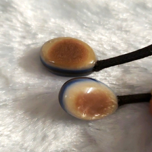 Beautiful Design, Colorful Hanging From a Leather Thread. Women's Necklace - Picture 10 of 12